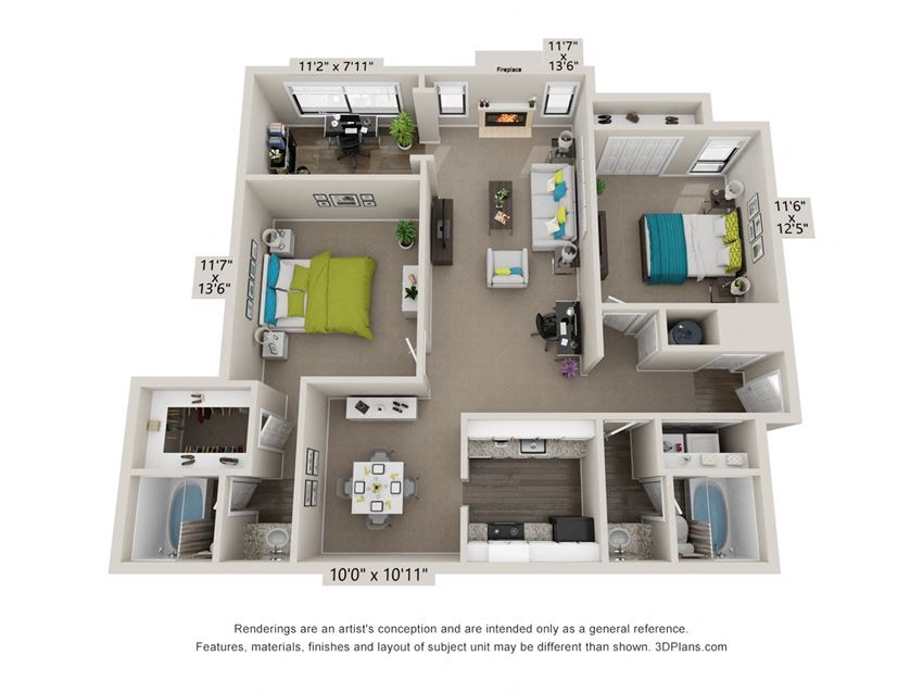 The Dunwoody Floor Plan at The Avenues at Holcomb Bridge The Dunwoody Floor Plan at The Avenues at Holcomb Bridge